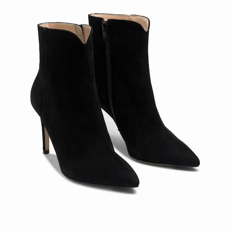Black Russell And Bromley 85bootie Women's Ankle Boots | KCL9239PR