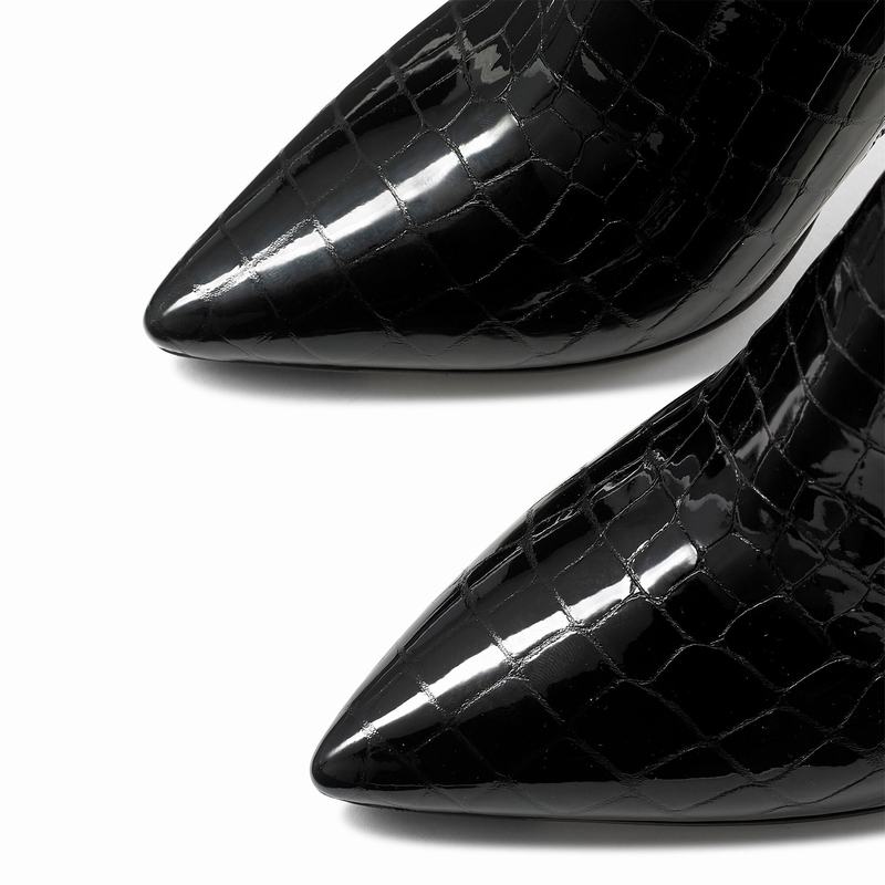 Black Russell And Bromley 85bootie Women's Ankle Boots | PVC8047AG