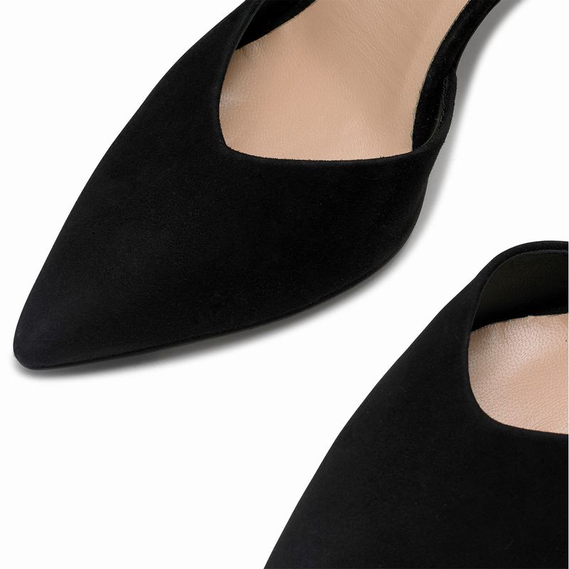 Black Russell And Bromley 85tie Women's Heeled Sandals | SWS71JQ