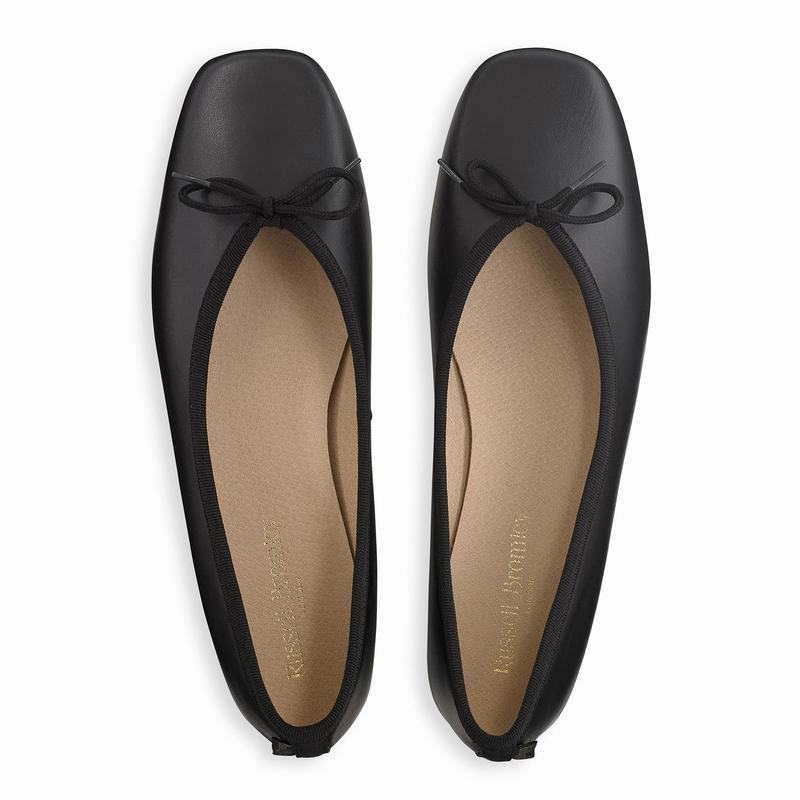 Black Russell And Bromley Angelina Women's Ballet Flats | TSX7649FQ