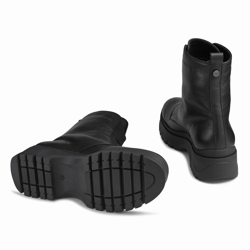 Black Russell And Bromley Apres Women's Ankle Boots | FAI855TZ