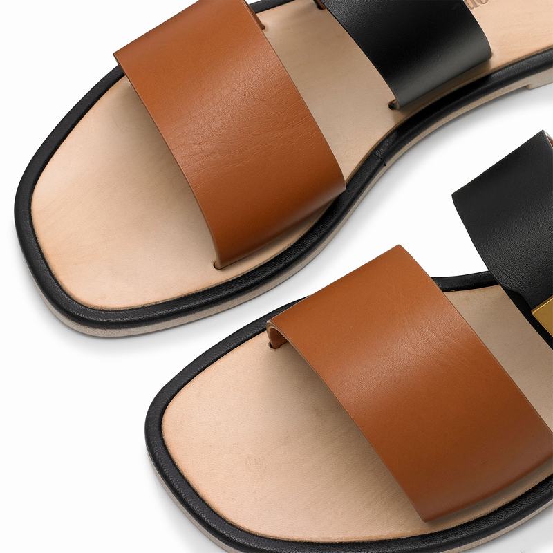 Black Russell And Bromley Aquaviva Women's Flat Sandals | DDX457WU