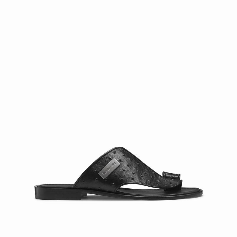 Black Russell And Bromley Arabian Men\'s Sandals | WQG3849GZ