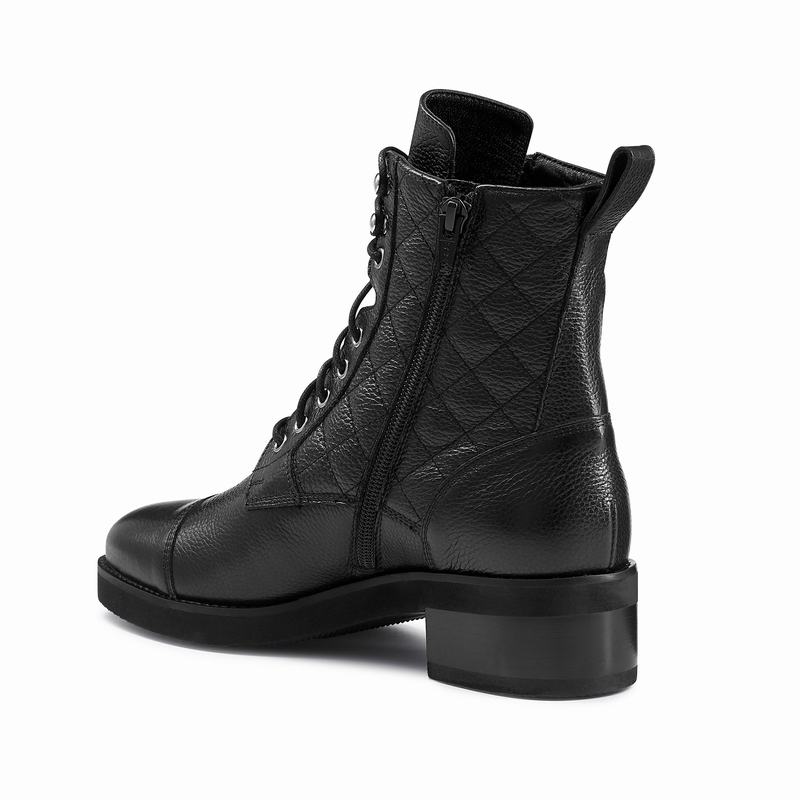 Black Russell And Bromley Atomic Women's Lace Up Boots | OUP6558PC