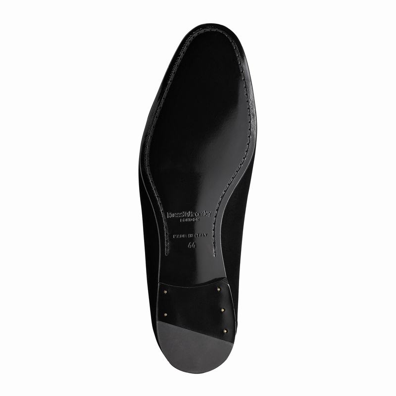 Black Russell And Bromley Baroque Men's Loafers | VQZ4238GR