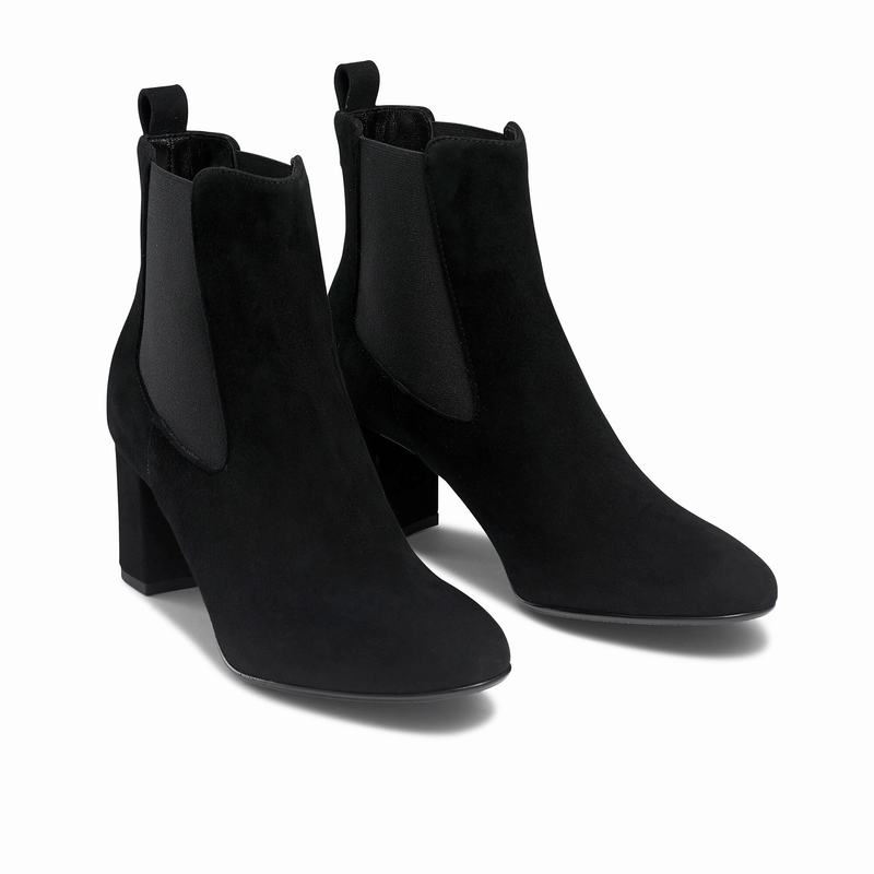 Black Russell And Bromley Beetle Women's Chelsea Boots | IQQ5157LA