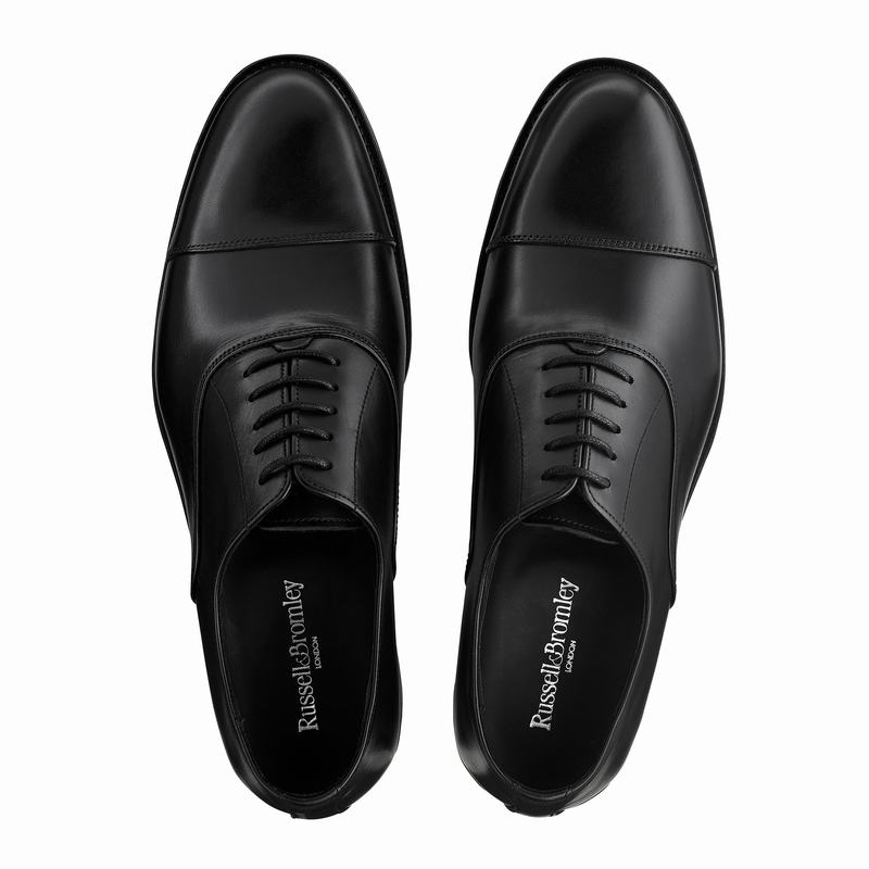 Black Russell And Bromley Boris Men's Oxfords | XXK7393VR