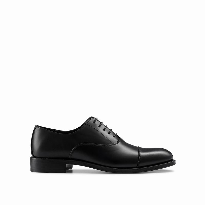 Black Russell And Bromley Boris Men\'s Oxfords | XXK7393VR