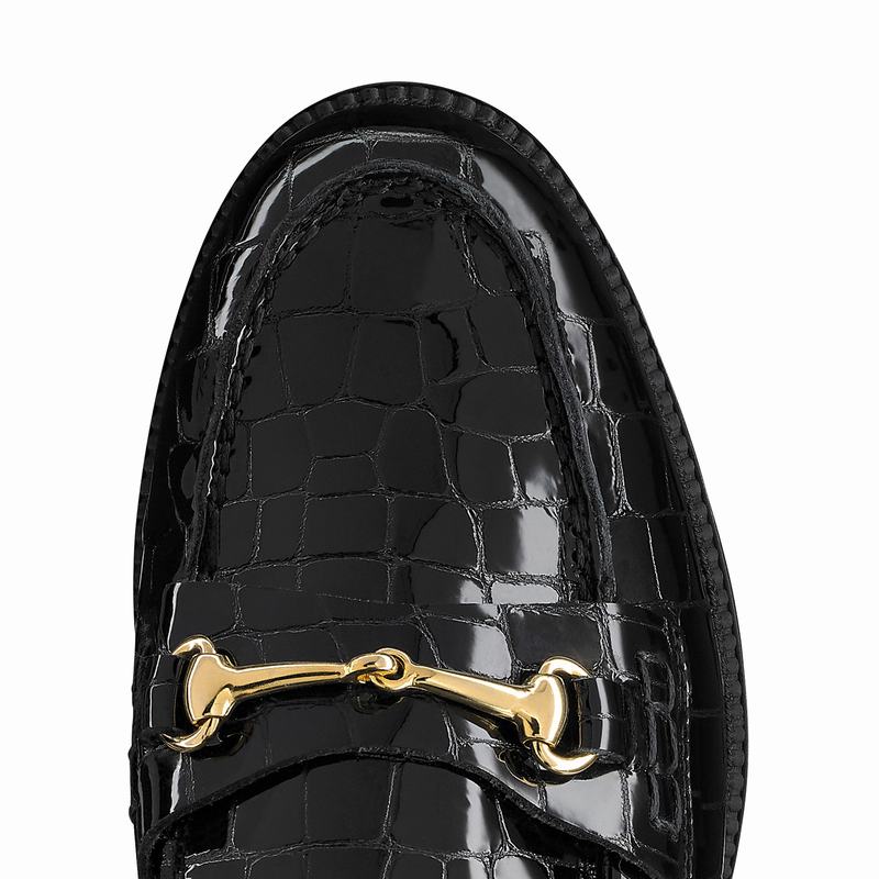 Black Russell And Bromley Brewster Women's Loafers | ZWQ6594GK