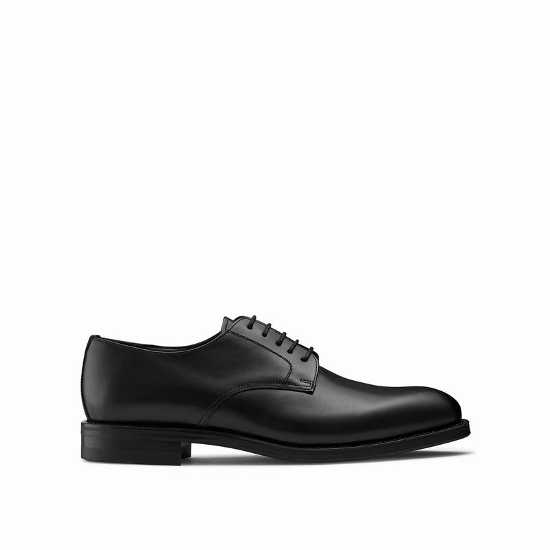 Black Russell And Bromley Burford Men\'s Derby Shoes | DJI5893VP