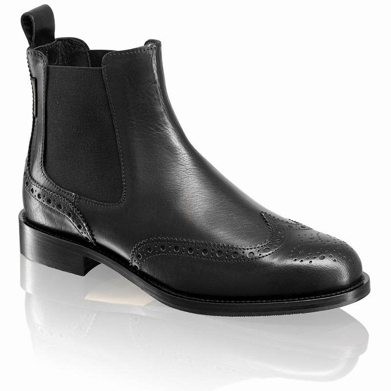 Black Russell And Bromley Cadogan Women's Chelsea Boots | TVR969UV
