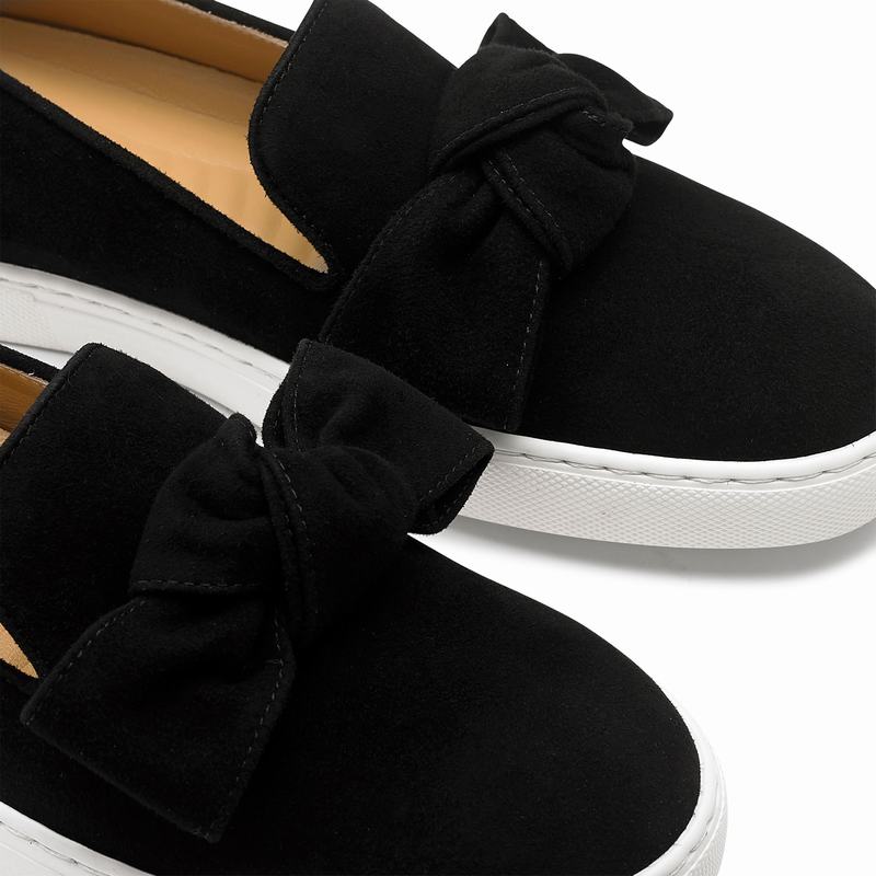 Black Russell And Bromley Casablanca Women's Slip On Trainers | RCV5250IH