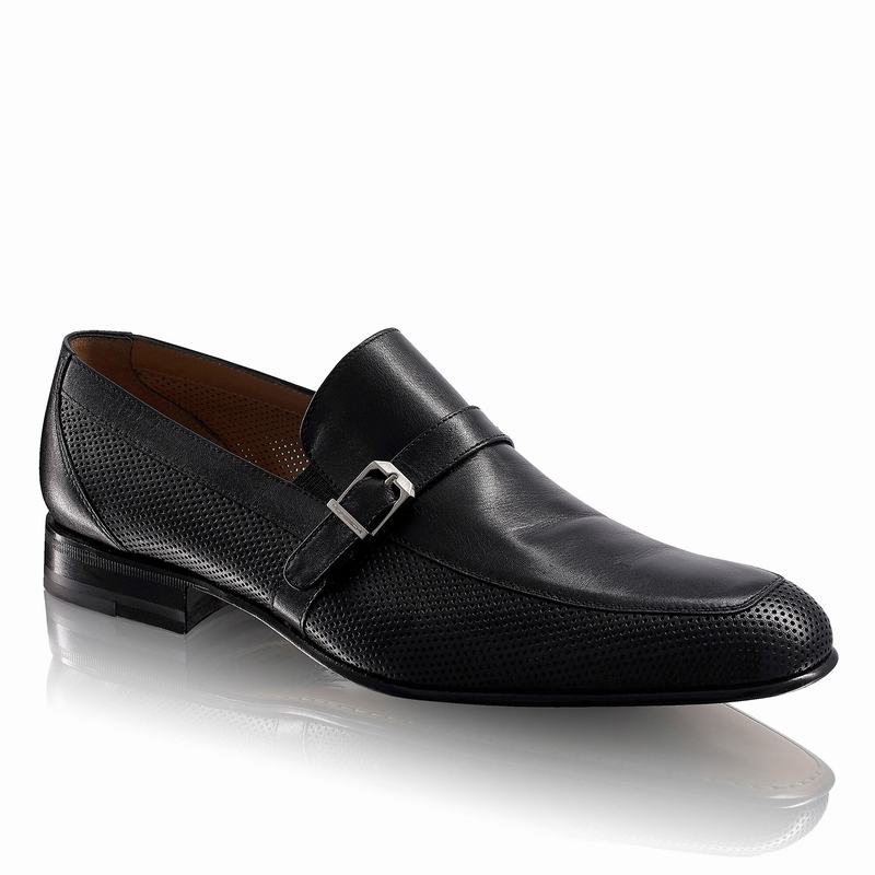 Black Russell And Bromley Charisma Men's Loafers | TKX3283NX