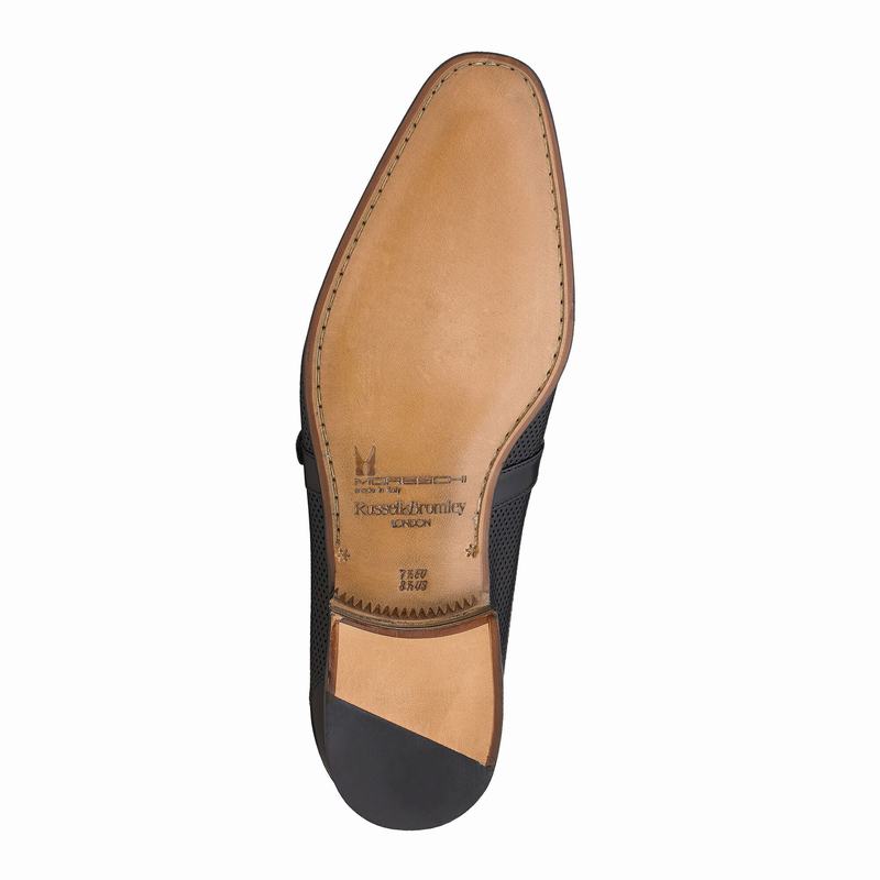 Black Russell And Bromley Charisma Men's Loafers | TKX3283NX