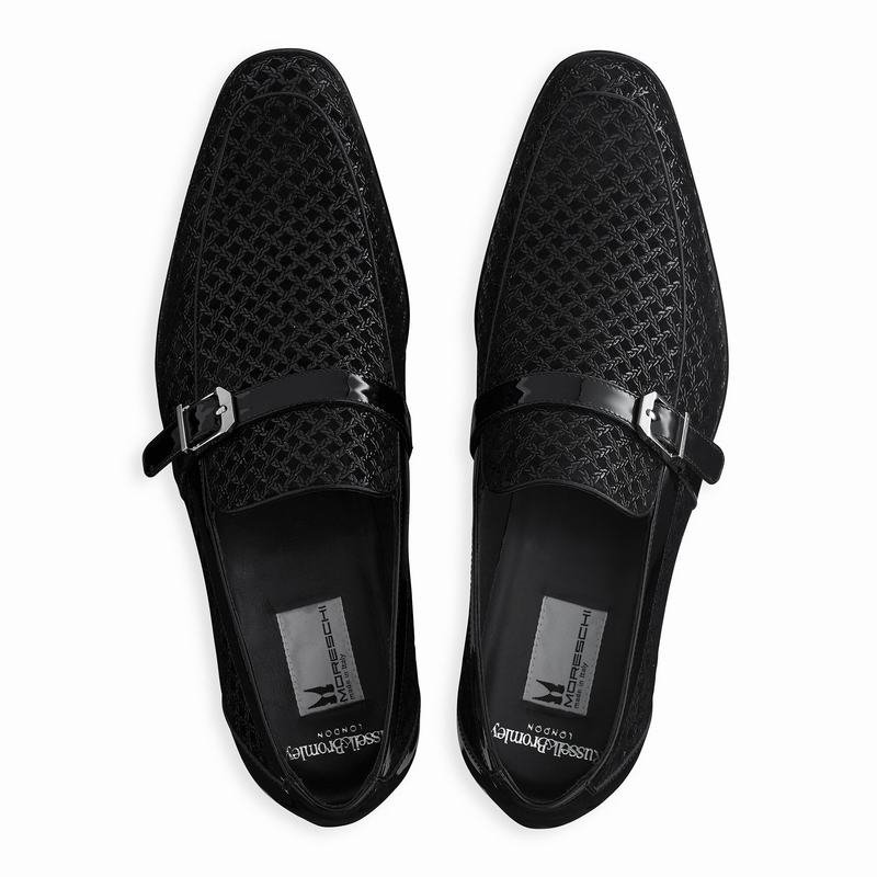 Black Russell And Bromley Charisma Men's Loafers | WLB4398RQ