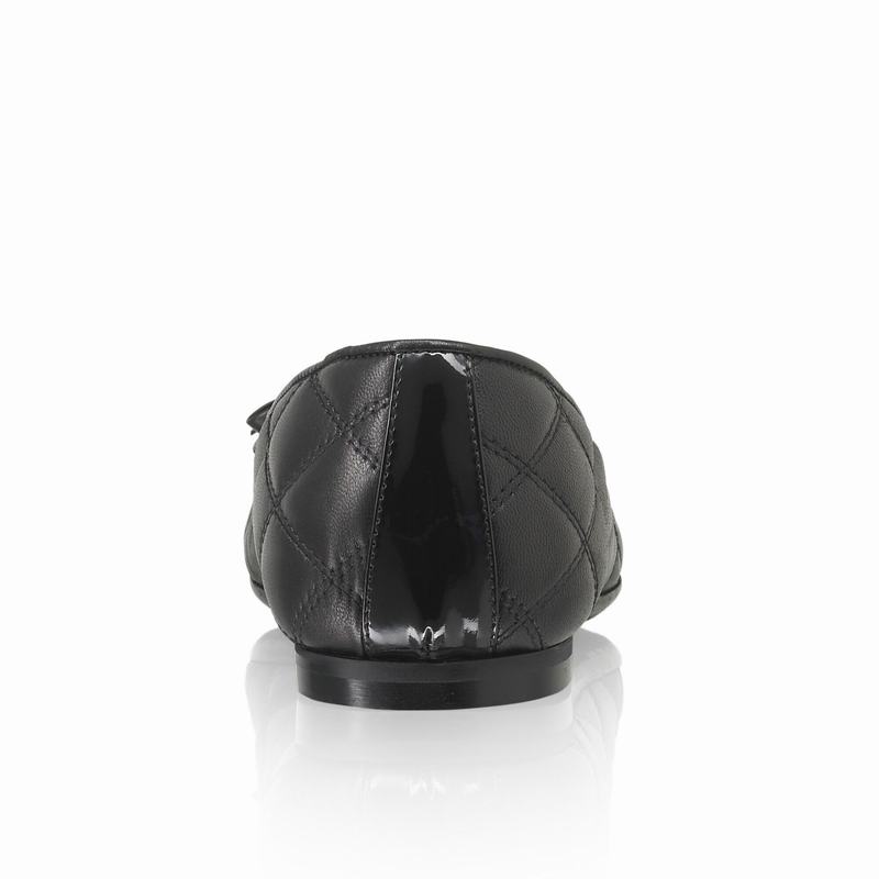 Black Russell And Bromley Charming Women's Ballet Flats | JBJ291JN