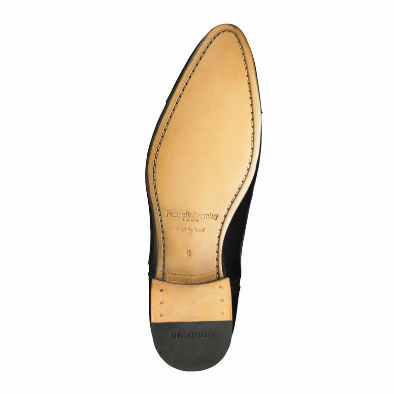 Black Russell And Bromley Chelsea Men's Lace Up Shoes | YOT9871VP