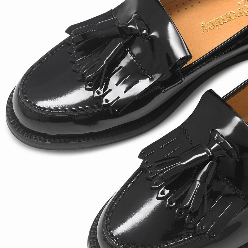 Black Russell And Bromley Chester Women's Loafers | TYD5450NG