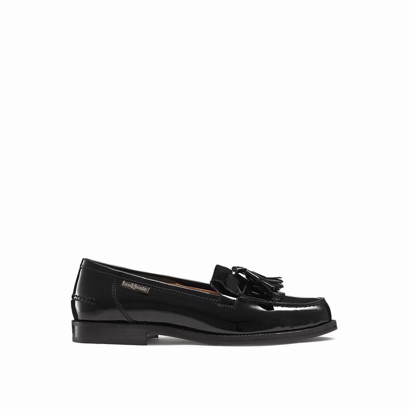 Black Russell And Bromley Chester Women\'s Loafers | TYD5450NG
