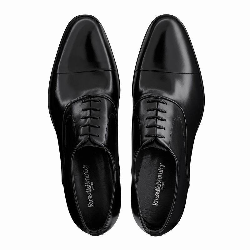 Black Russell And Bromley Chicago Men's Oxfords | IHN3879AR