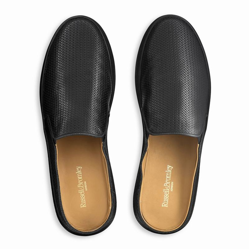 Black Russell And Bromley Clearcut M Men's Loafers | IXM621DU