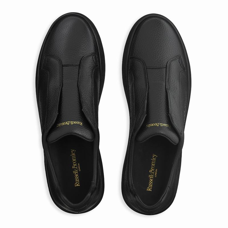 Black Russell And Bromley Clearway M Men's Low Top Sneakers | MKX2633BC