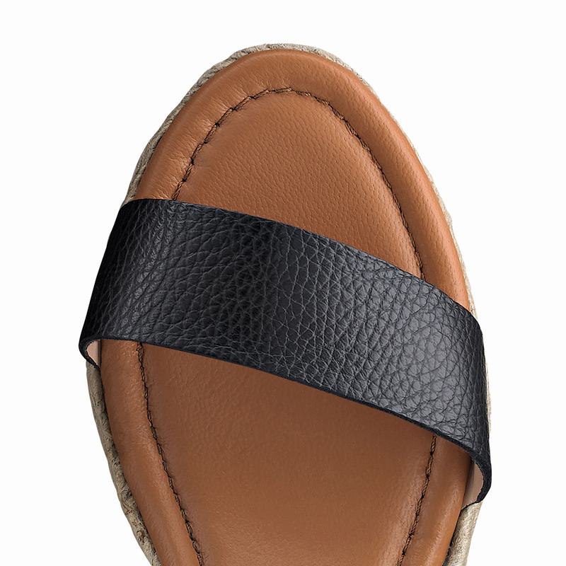 Black Russell And Bromley Coin Spin Women's Espadrilles | OKQ2917DT