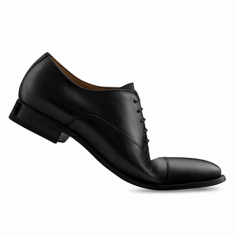 Black Russell And Bromley Cumulus Men's Oxfords | TEG465FJ
