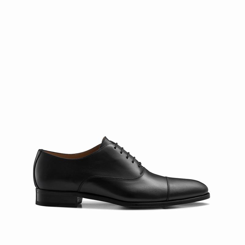 Black Russell And Bromley Cumulus Men\'s Oxfords | TEG465FJ
