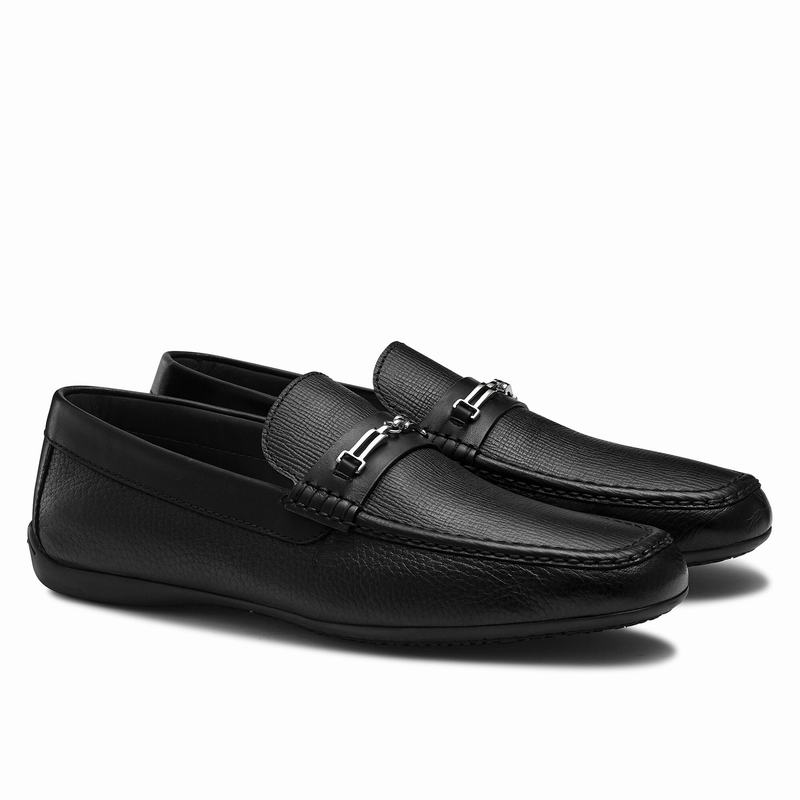 Black Russell And Bromley Data Men's Loafers | KQL4714IX