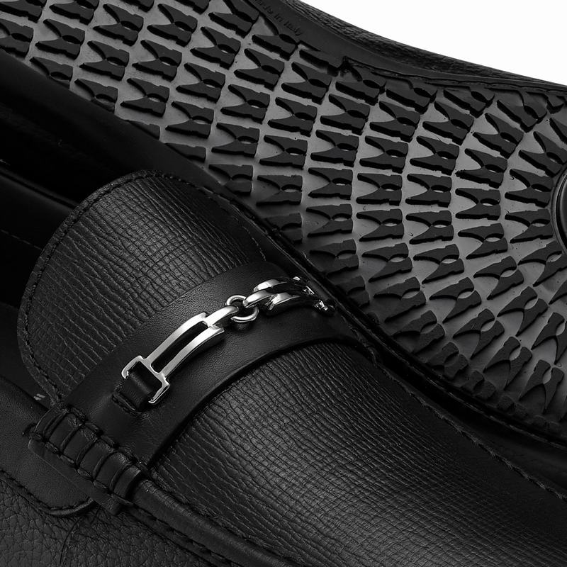 Black Russell And Bromley Data Men's Loafers | KQL4714IX