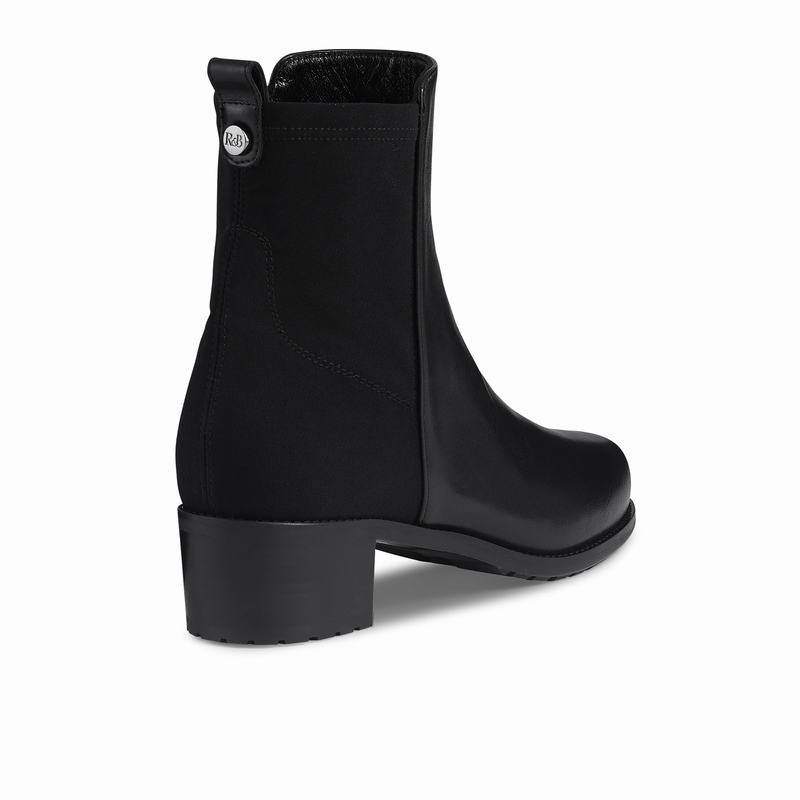 Black Russell And Bromley Demi Booty Women's Ankle Boots | LWJ6153KO
