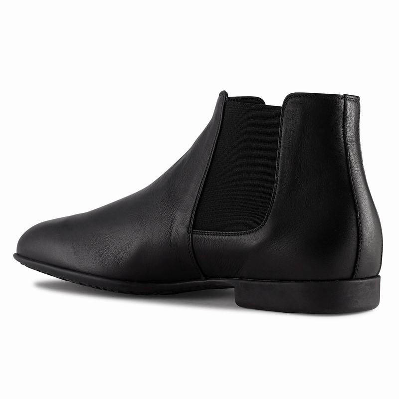 Black Russell And Bromley Discover Men's Chelsea Boots | HOK7794BK