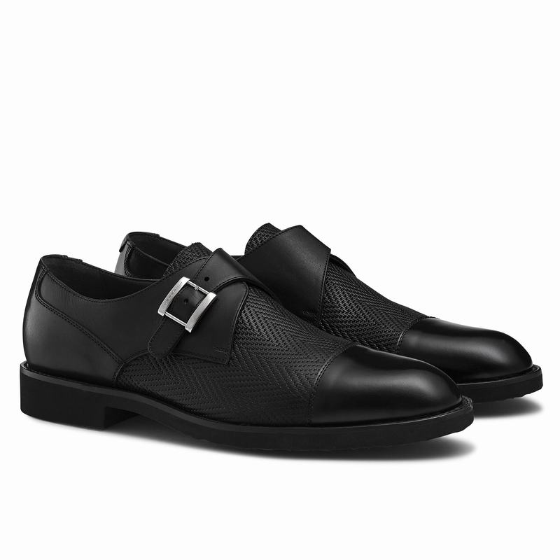 Black Russell And Bromley Dominian Men's Lace Up Shoes | BNK39100HL