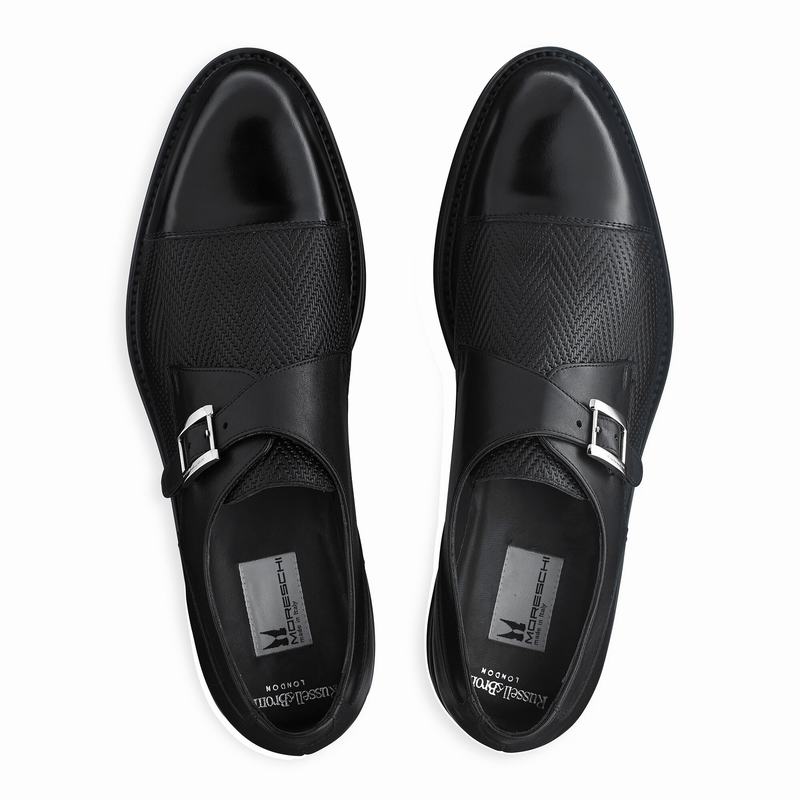 Black Russell And Bromley Dominian Men's Lace Up Shoes | BNK39100HL