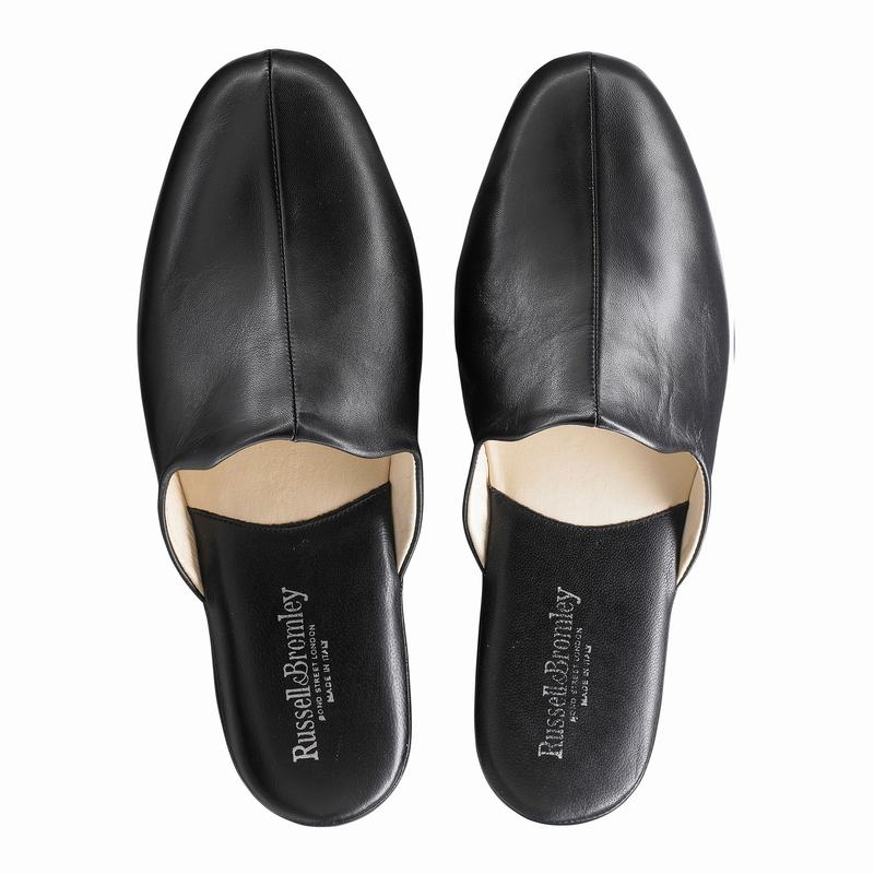 Black Russell And Bromley Dominic Men's Slippers | GCD439RT