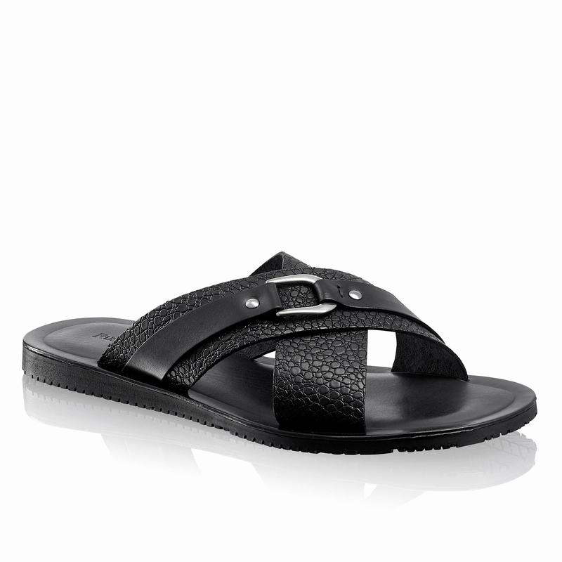 Black Russell And Bromley Dream Men's Sandals | LSW3841DZ