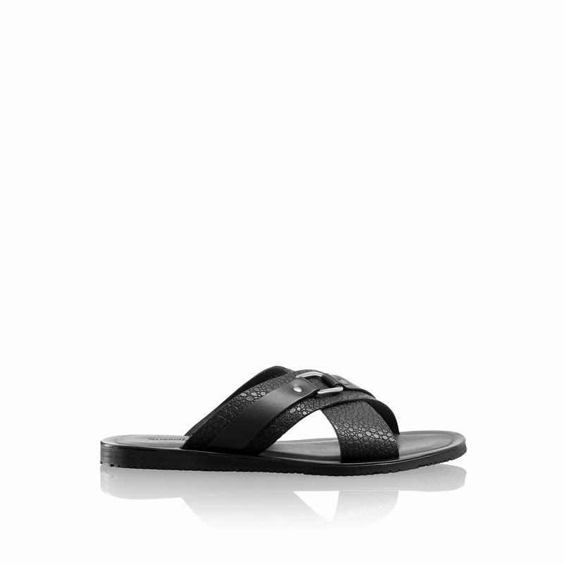 Black Russell And Bromley Dream Men\'s Sandals | LSW3841DZ