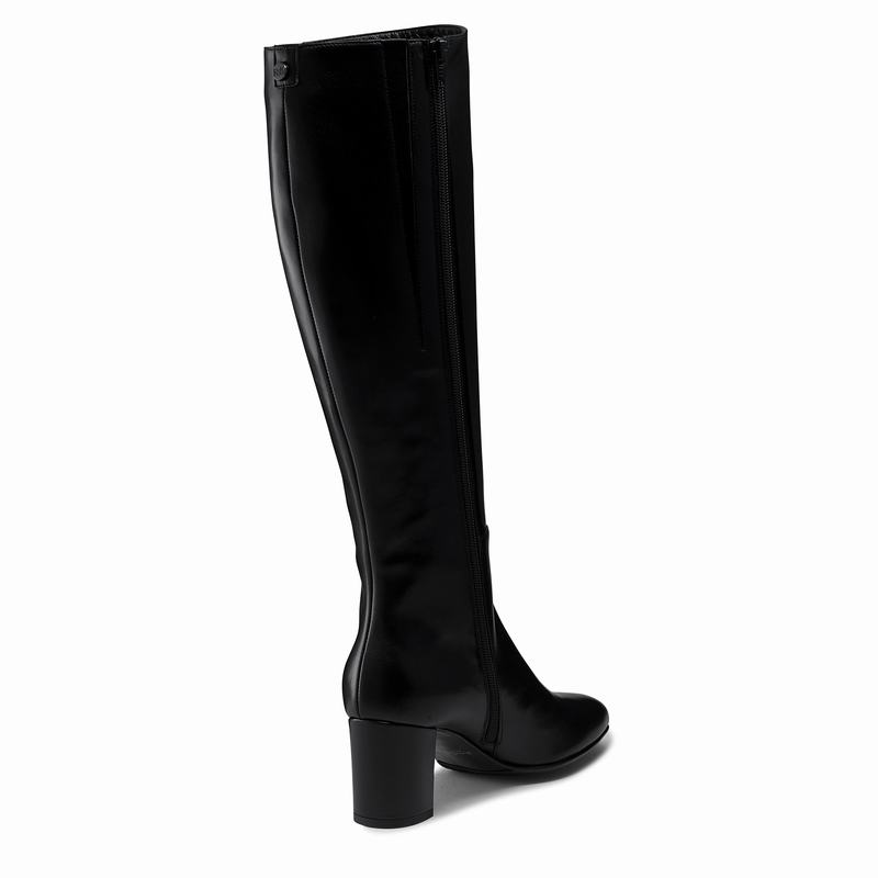 Black Russell And Bromley Dressage Women's Knee High Boots | DLE9695YT