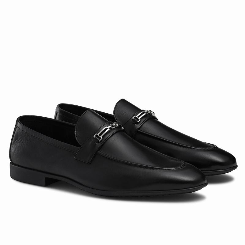 Black Russell And Bromley Duty Men's Loafers | PEM4245DW