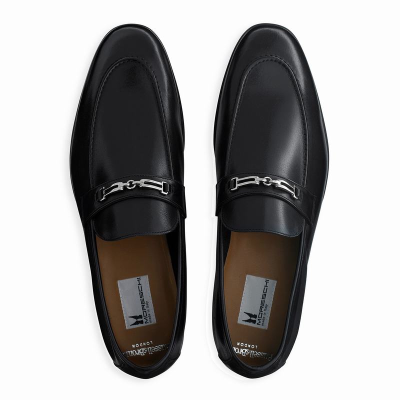 Black Russell And Bromley Duty Men's Loafers | PEM4245DW