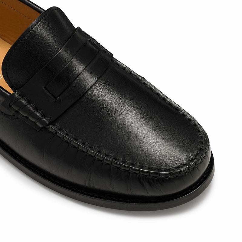 Black Russell And Bromley Emily Women's Loafers | PUM1146QU