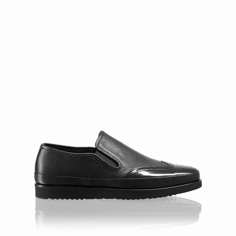Black Russell And Bromley Fiorentino Men\'s Brogues | PAD653UC