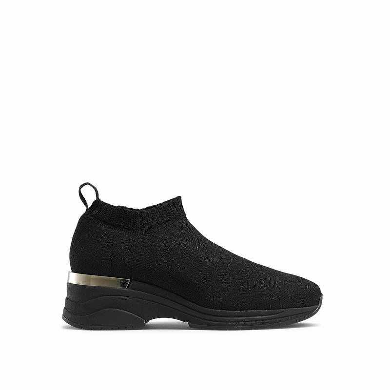 Black Russell And Bromley Fly By Women\'s Slip On Trainers | BNA3367XG
