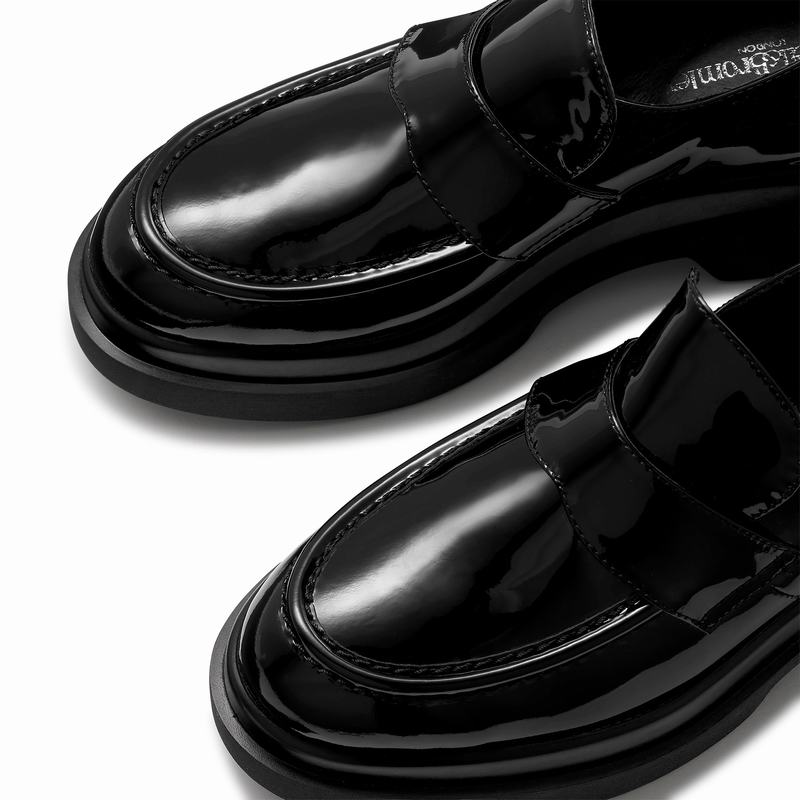 Black Russell And Bromley Geri Women's Loafers | UQP8651WU