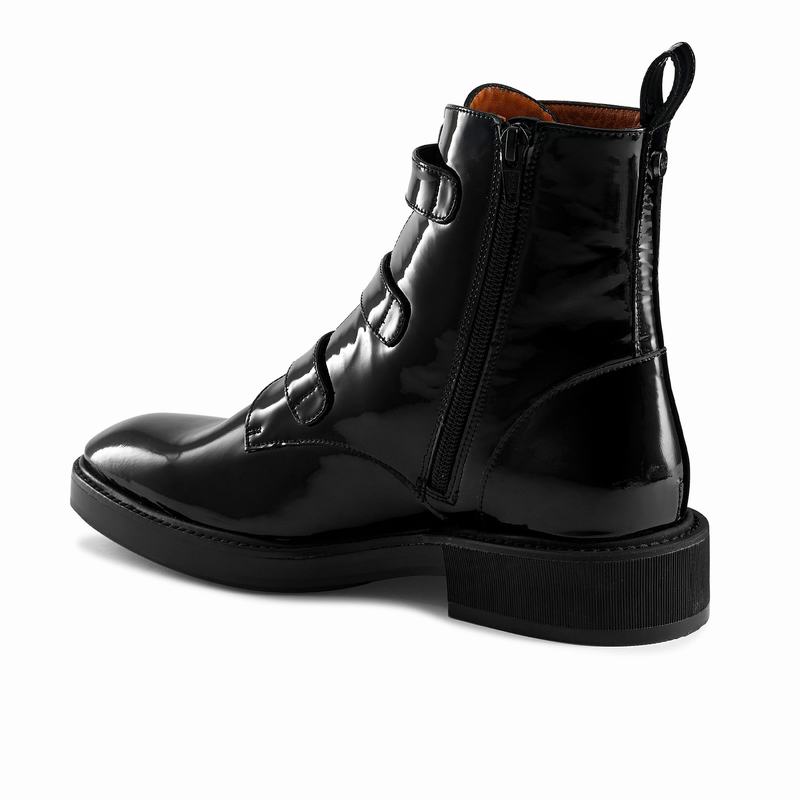 Black Russell And Bromley Glamorous Women's Ankle Boots | ZLW4696DF