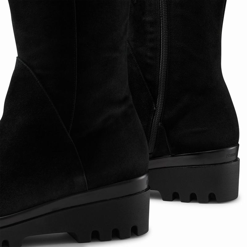 Black Russell And Bromley Gumbo Women's Knee High Boots | VNL8125KZ