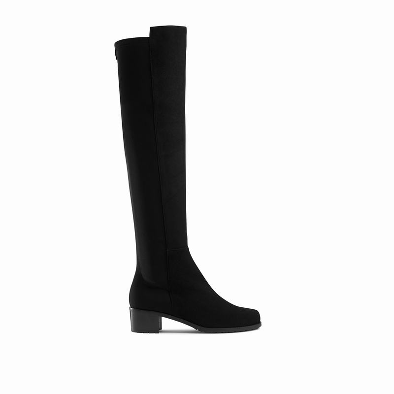 Black Russell And Bromley Half Full Women\'s Knee High Boots | IUM5192KD