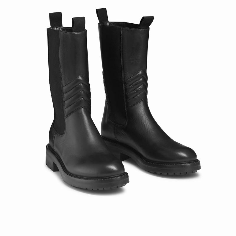 Black Russell And Bromley Harley Women's Chelsea Boots | VZF635EP