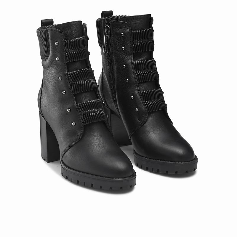 Black Russell And Bromley Icicle Women's Ankle Boots | MDT6265SC